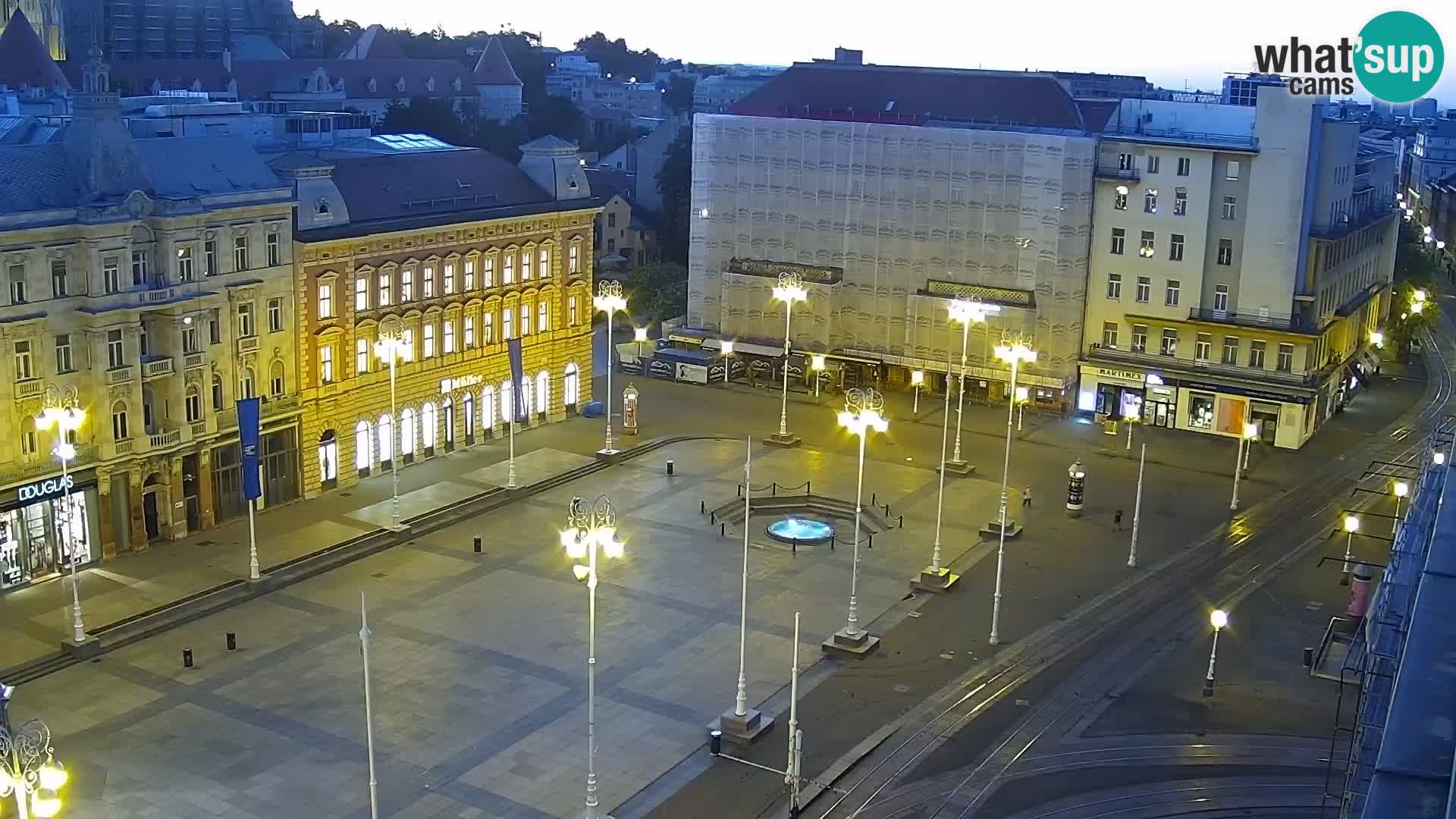 Webcam live Zagreb – Ban Jelačić Platz