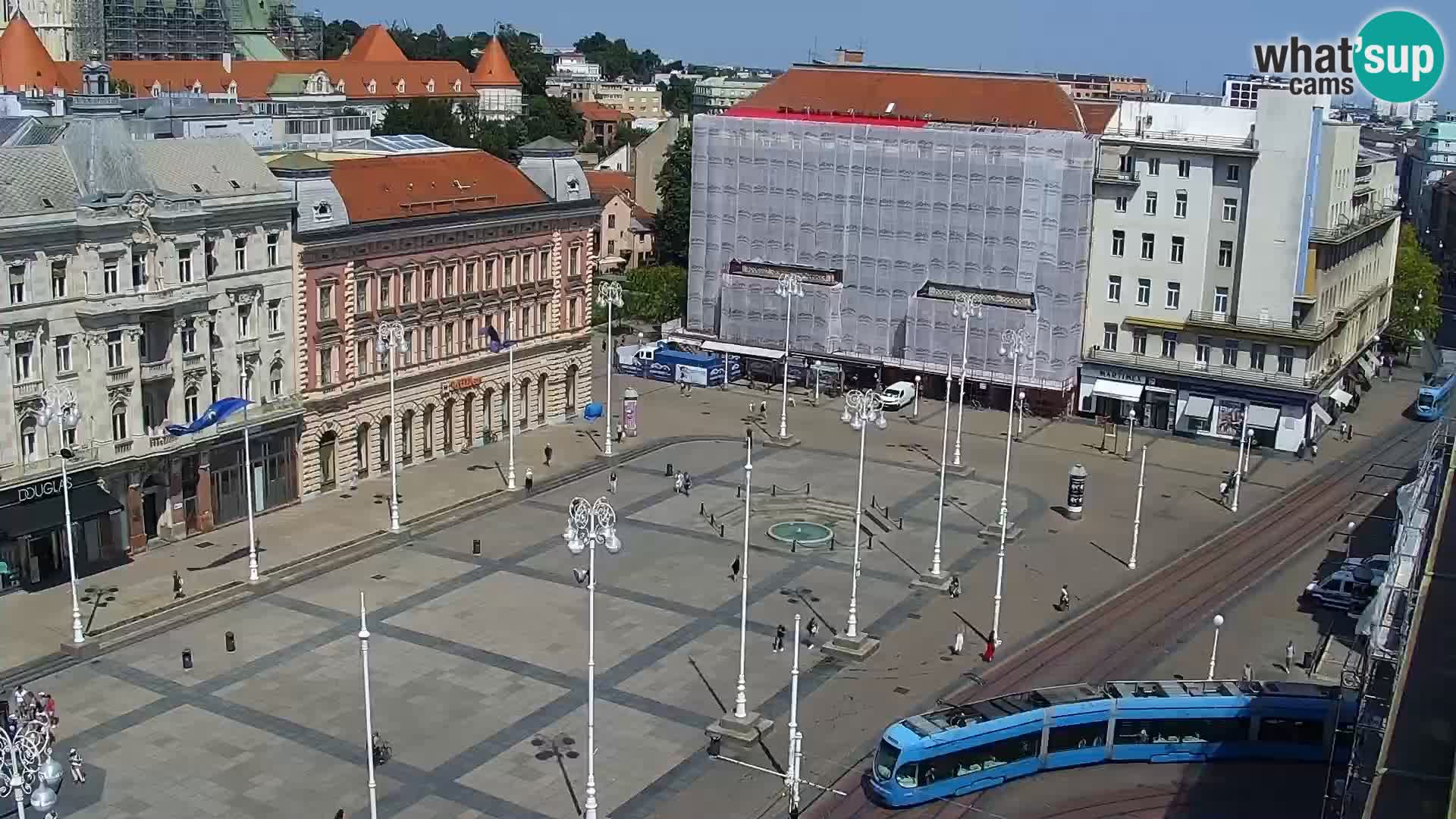 LIVE Webcam Zagreb Hotel Dubrovnik | Ban Jelačić square