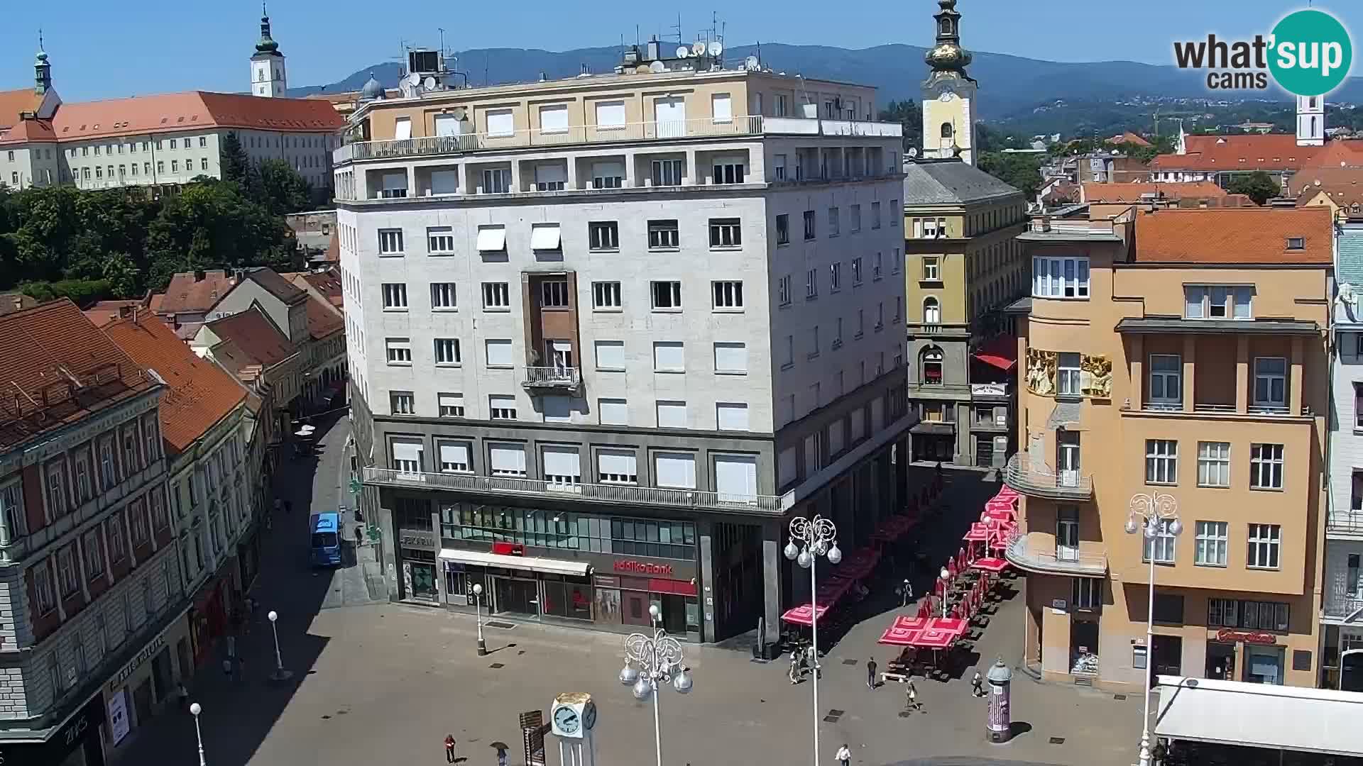 Ban Jelačić Platz  Live webcam Zagreb – Hotel Dubrovnik