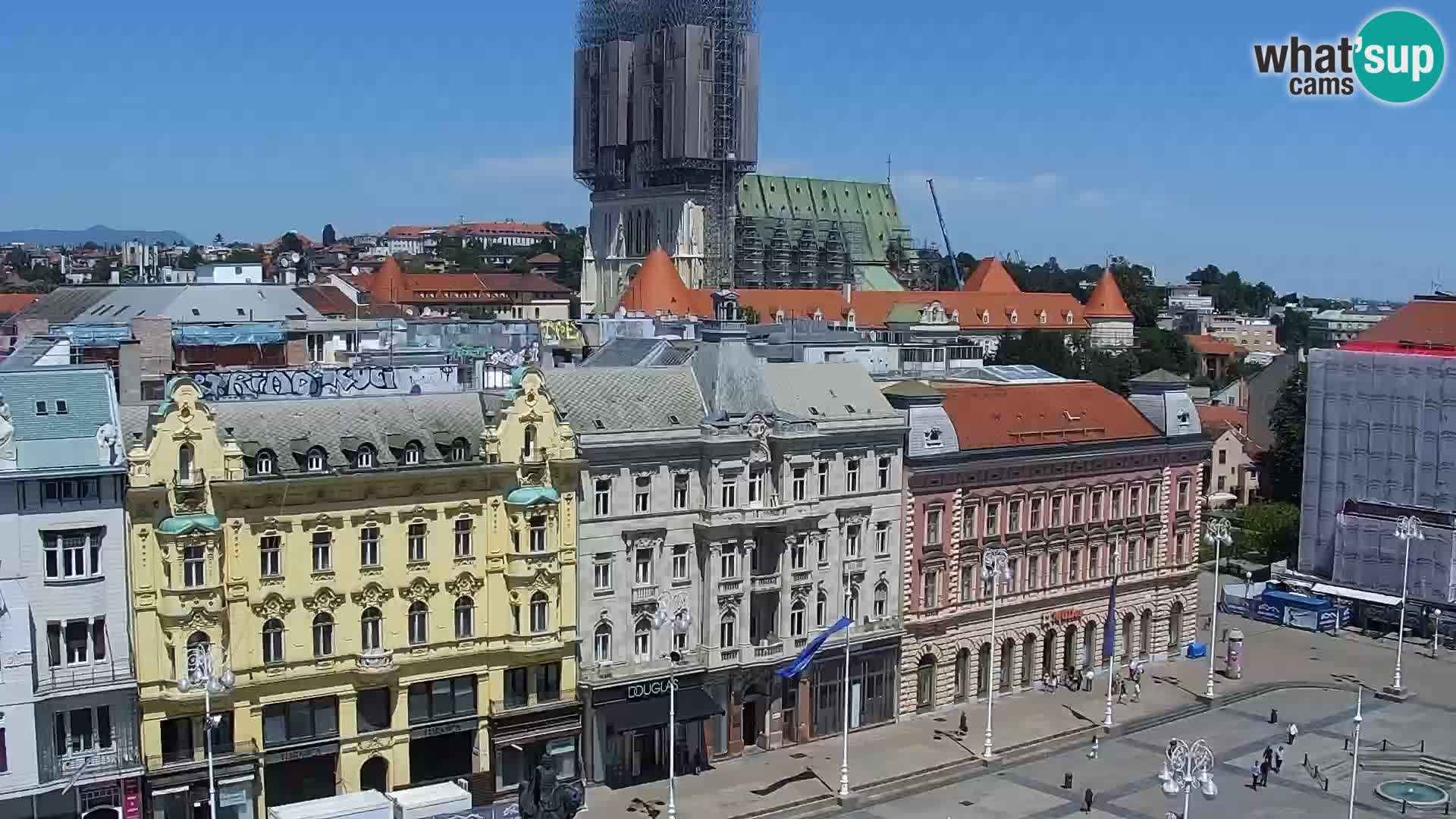 LIVE Webcam Zagreb Hotel Dubrovnik | Ban Jelačić square