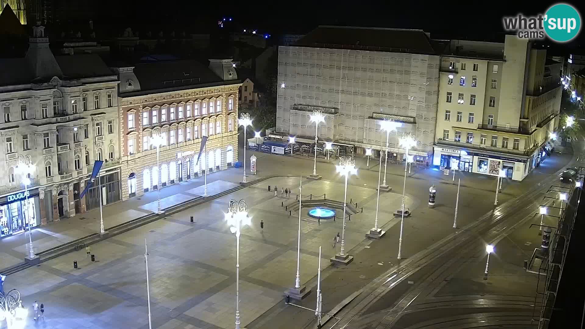 Piazza Ban Jelačić livecam Zagreb – Hotel Dubrovnik