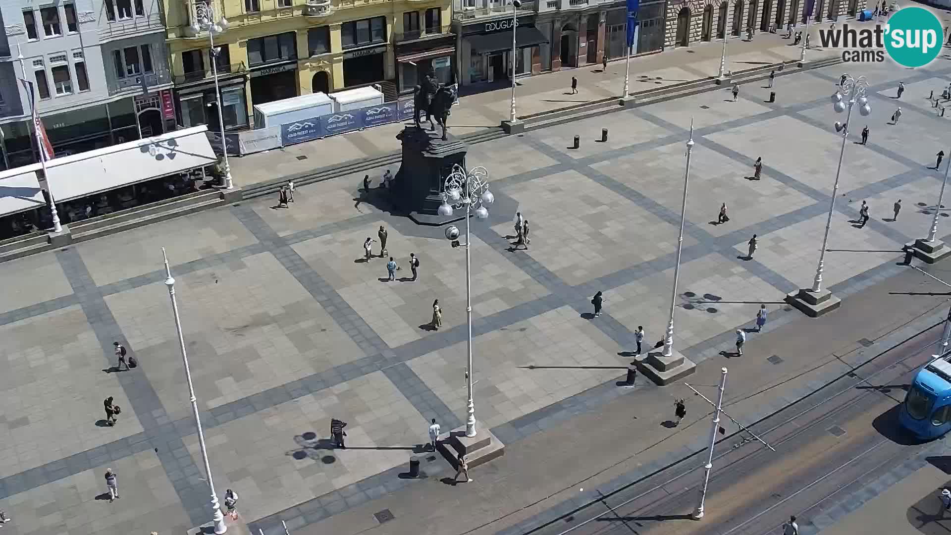 Zagreb – Bana Jelačića square panorama