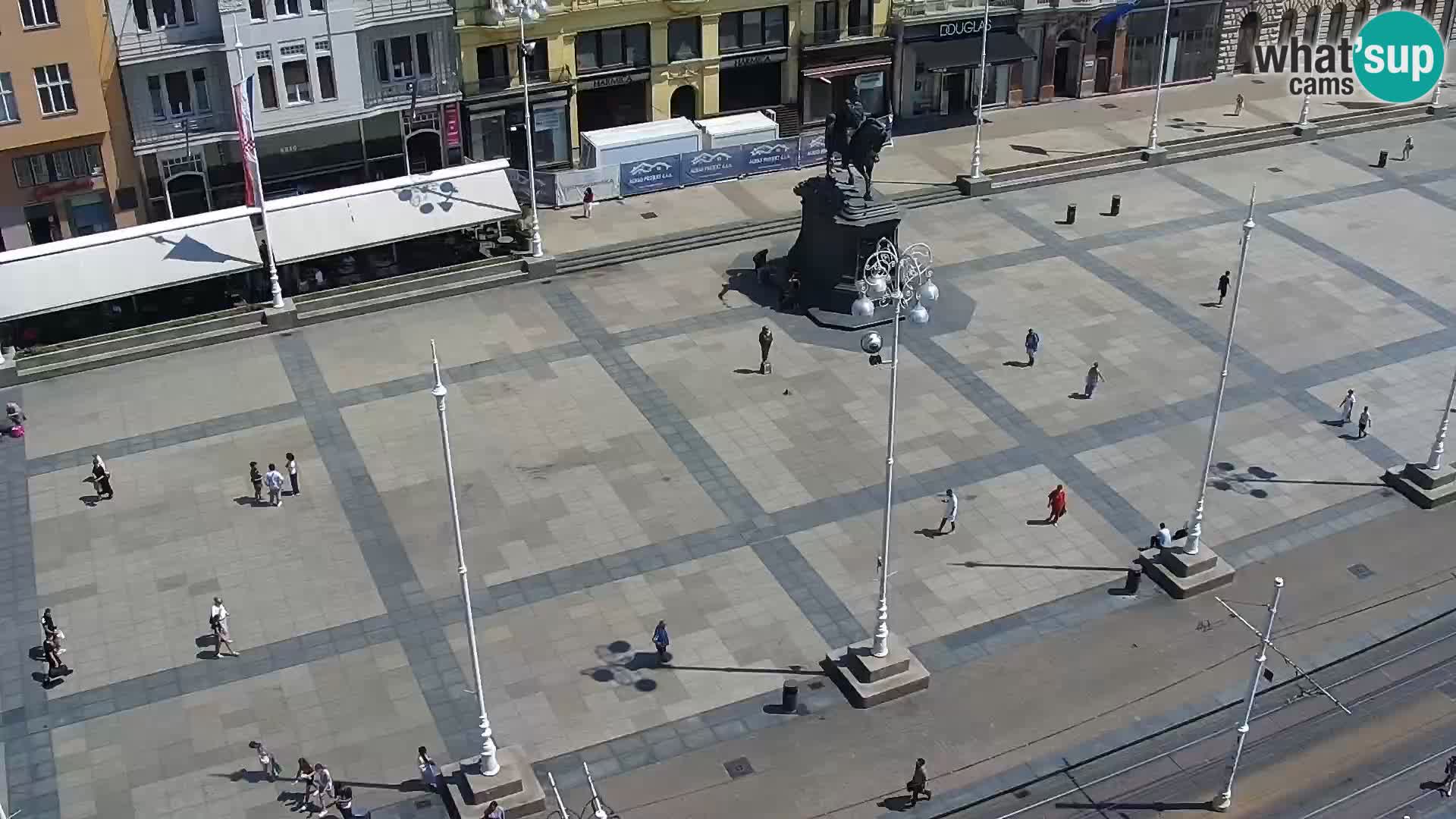 LIVE Webcam Zagreb Hotel Dubrovnik | Ban Jelačić square