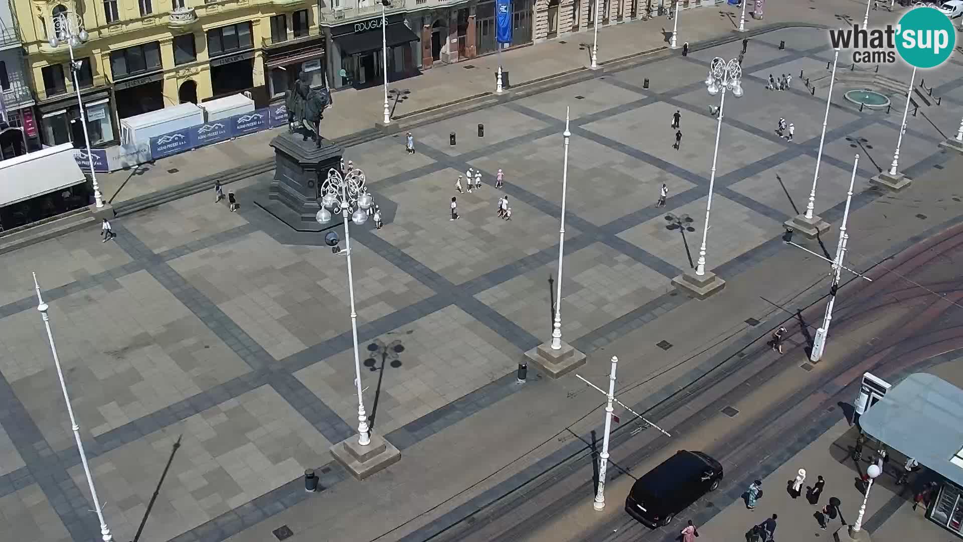 Plaza Ban Jelačić camera en vivo Zagreb – Hotel Dubrovnik