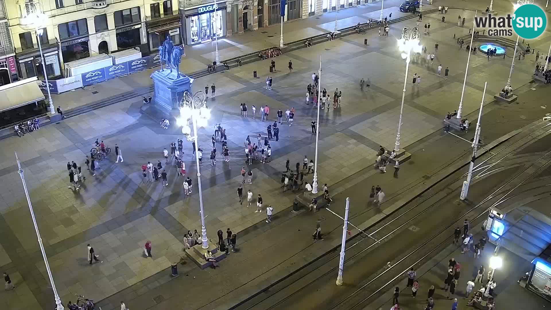 Plaza Ban Jelačić camera en vivo Zagreb – Hotel Dubrovnik