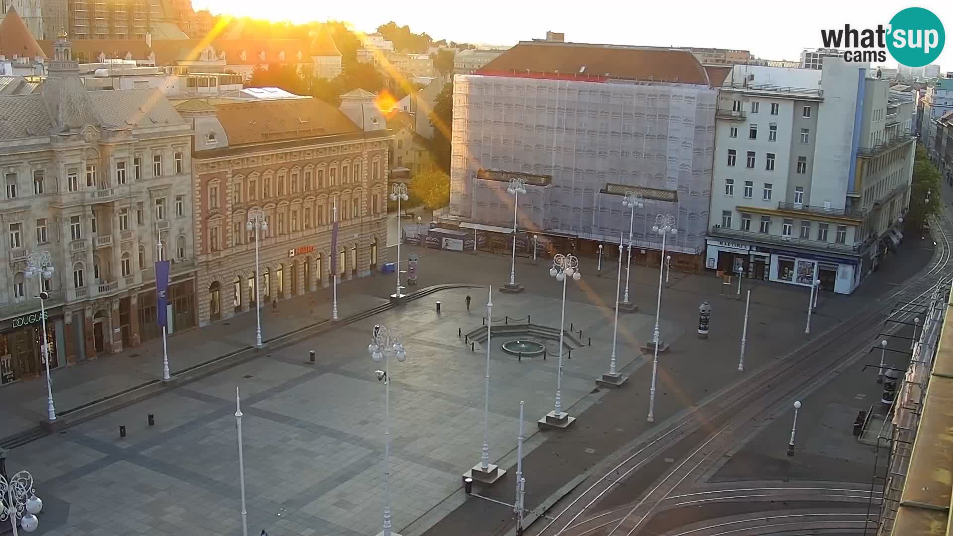 Ban Jelačić Platz  Live webcam Zagreb – Hotel Dubrovnik