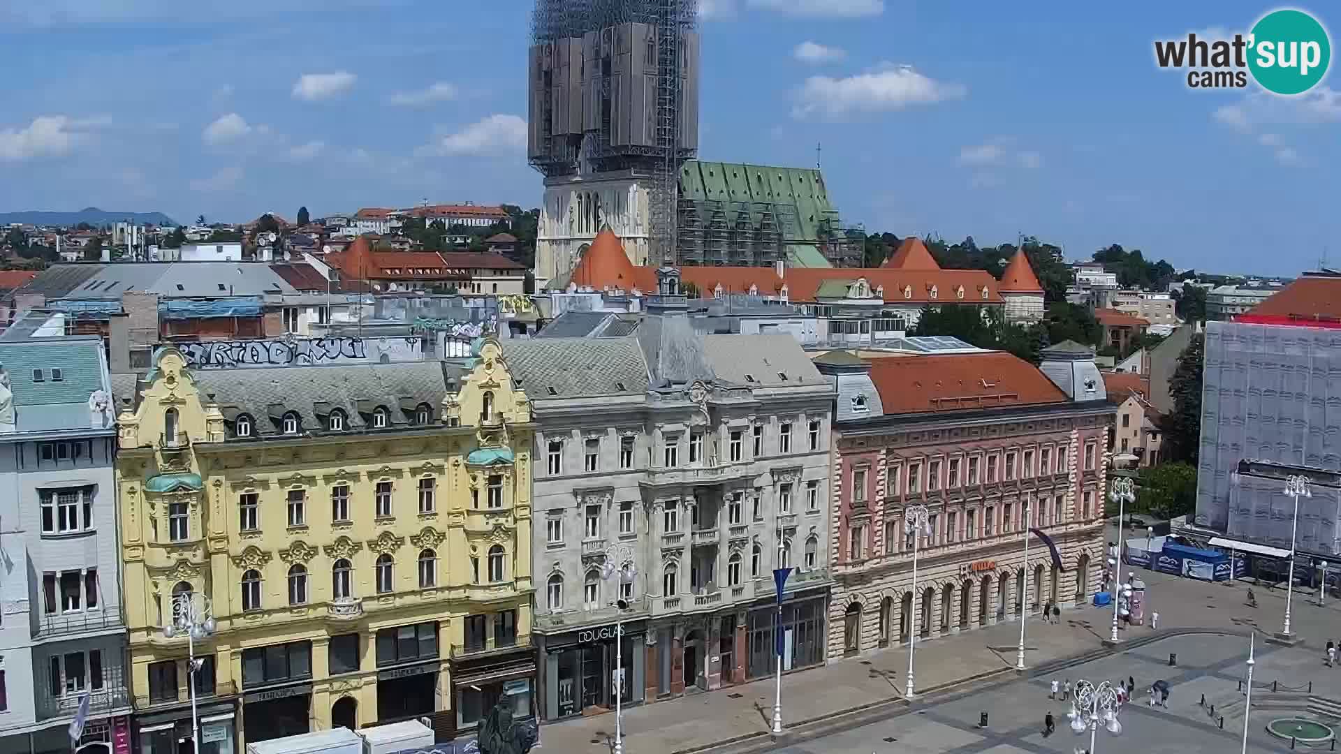 LIVE Webcam Zagreb Hotel Dubrovnik | Ban Jelačić square
