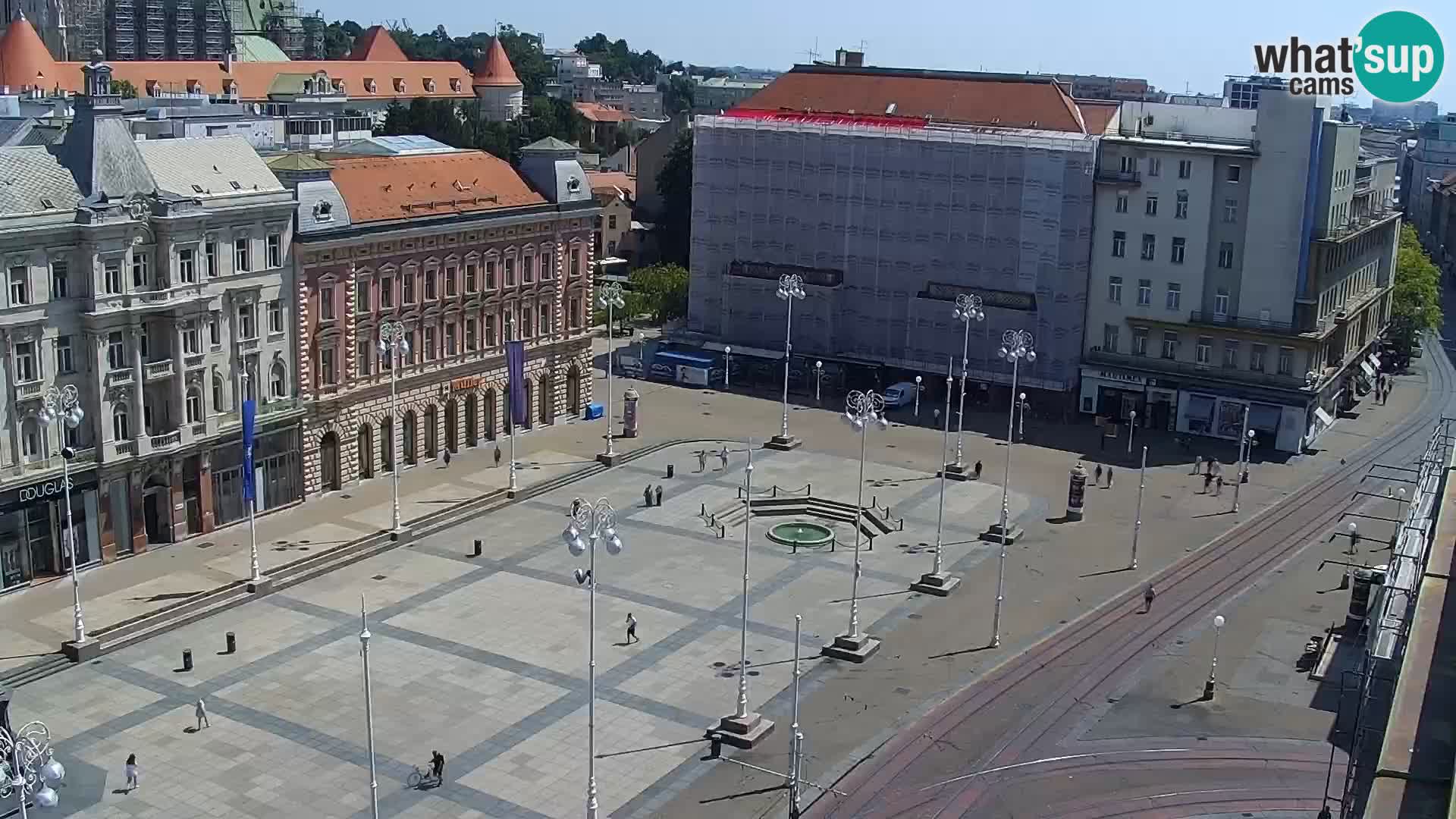 LIVE Webcam Zagreb Hotel Dubrovnik | Ban Jelačić square