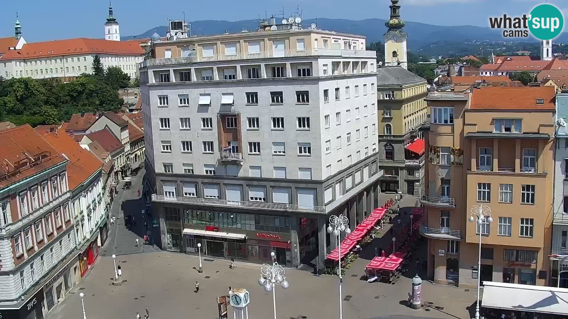 Plaza Ban Jelačić camera en vivo Zagreb – Hotel Dubrovnik
