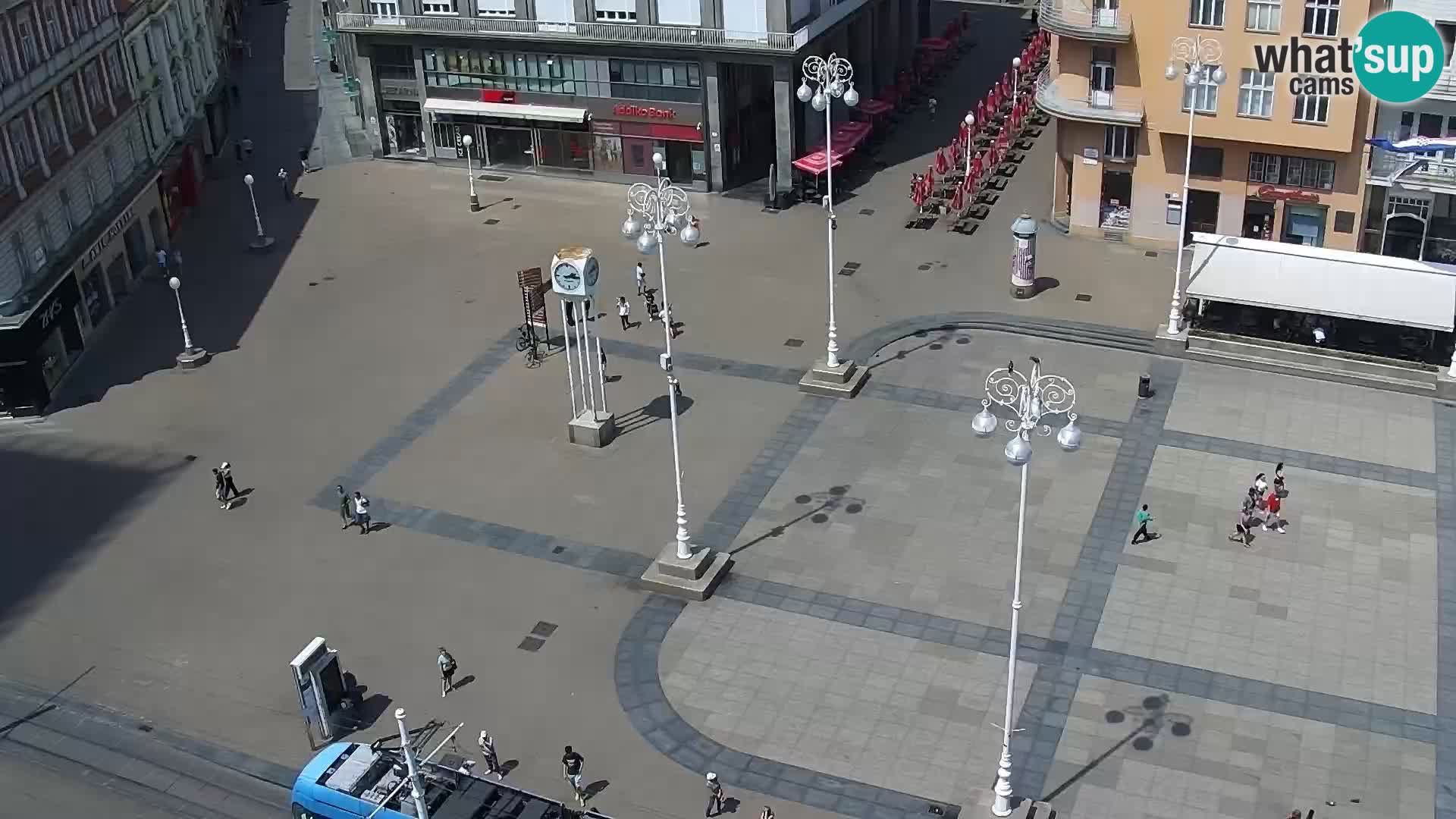 Ban Jelačić Platz  Live webcam Zagreb – Hotel Dubrovnik