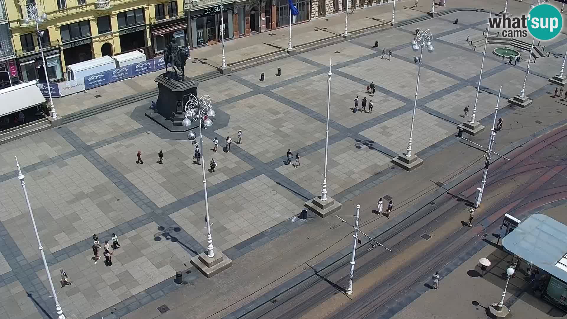 LIVE Webcam Zagreb Hotel Dubrovnik | Ban Jelačić square