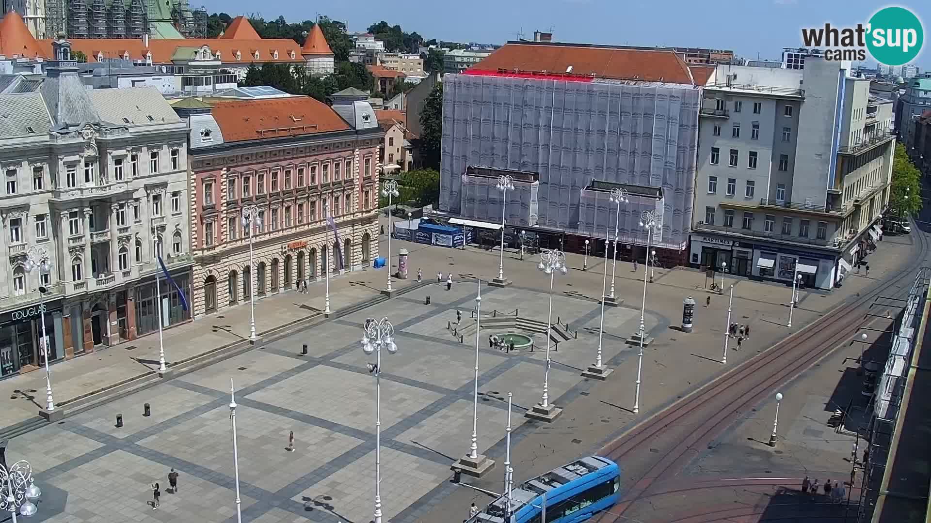Ban Jelačić Platz  Live webcam Zagreb – Hotel Dubrovnik