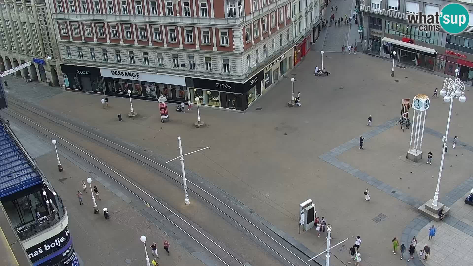 Webcam live Zagreb – Piazza Ban Jelačić
