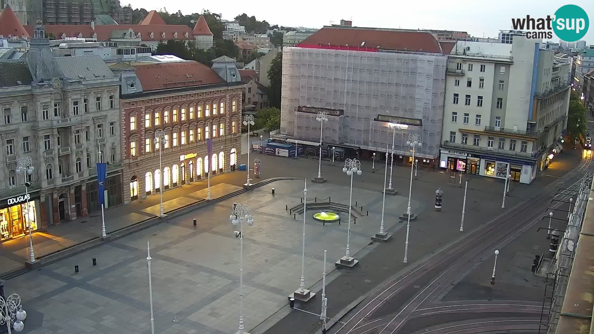 LIVE Webcam Zagreb Hotel Dubrovnik | Ban Jelačić square