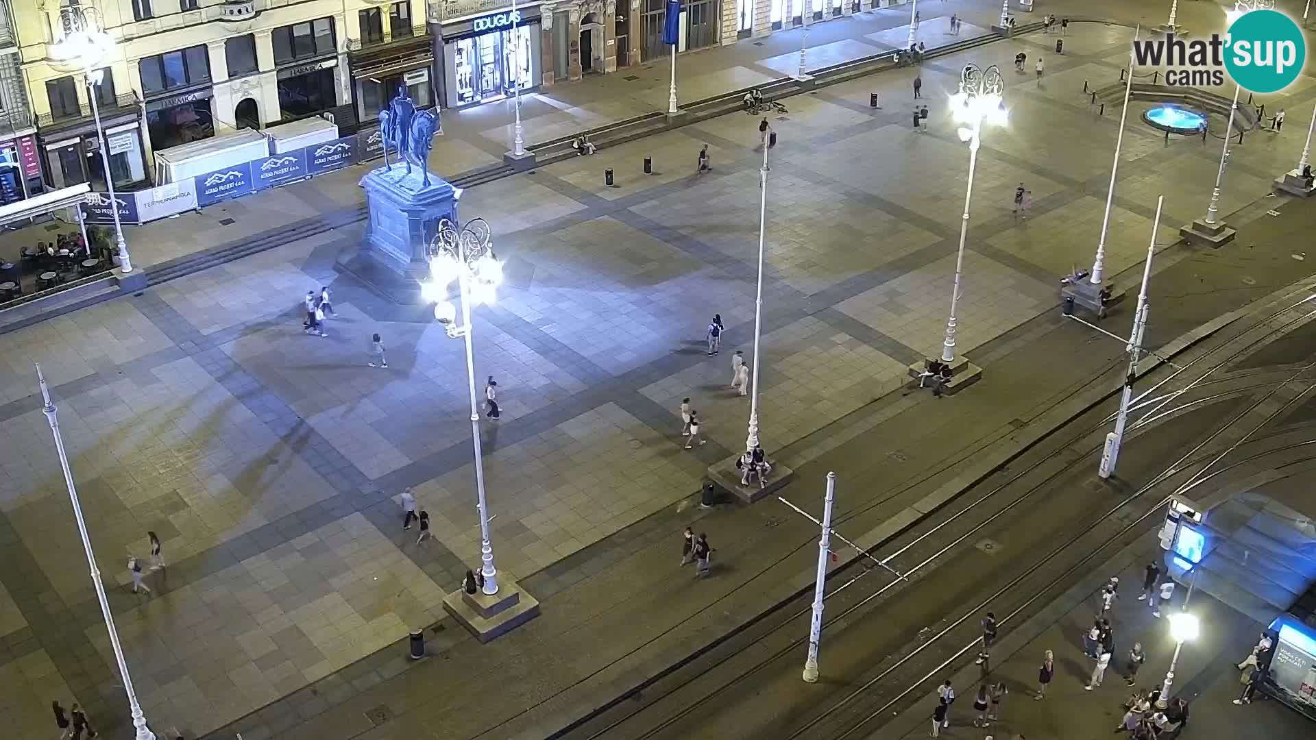 LIVE Webcam Zagreb Hotel Dubrovnik | Ban Jelačić square
