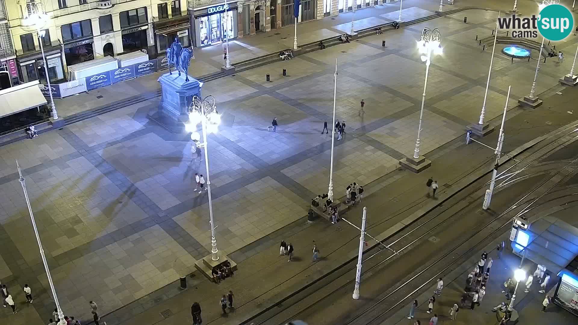 Zagreb – Bana Jelačića square panorama