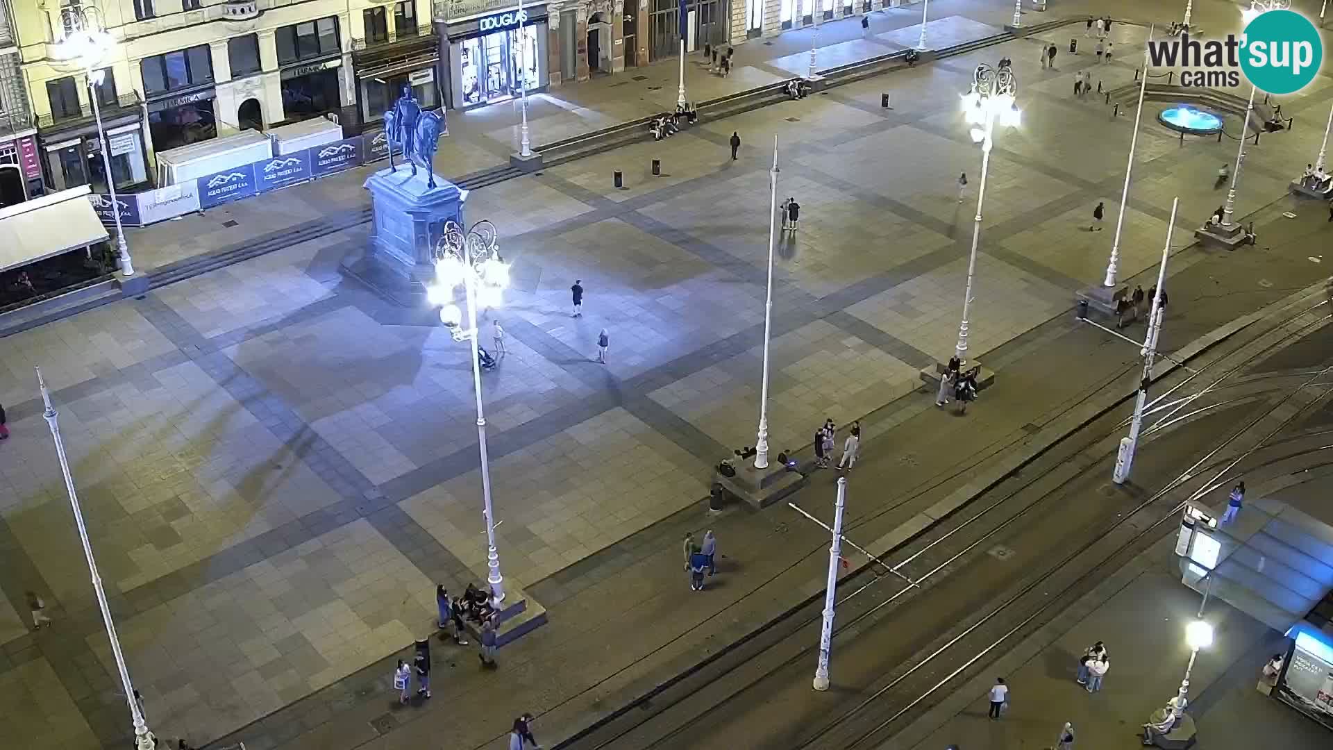 Plaza Ban Jelačić camera en vivo Zagreb – Hotel Dubrovnik