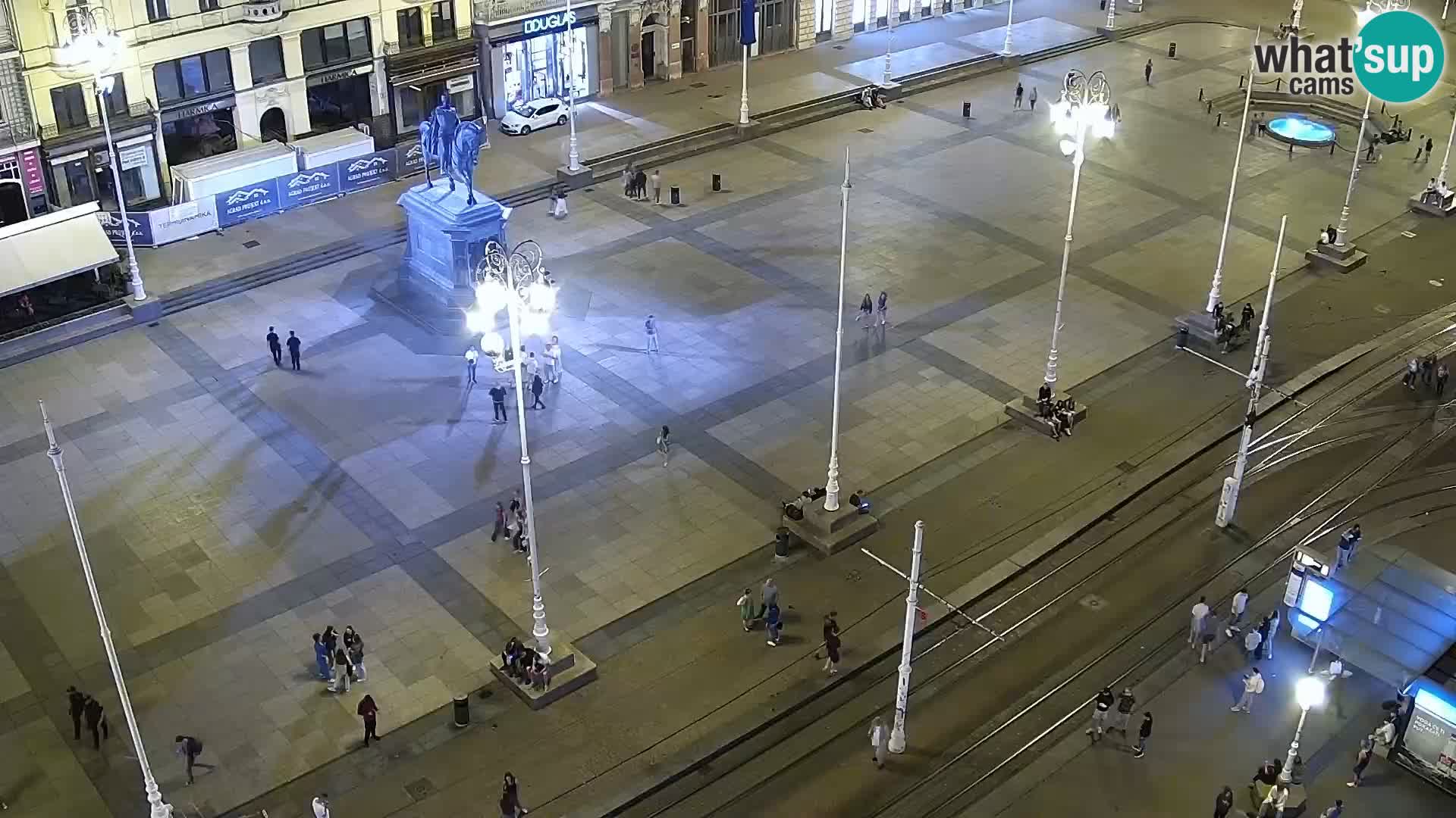 Ban Jelačić Platz  Live webcam Zagreb – Hotel Dubrovnik