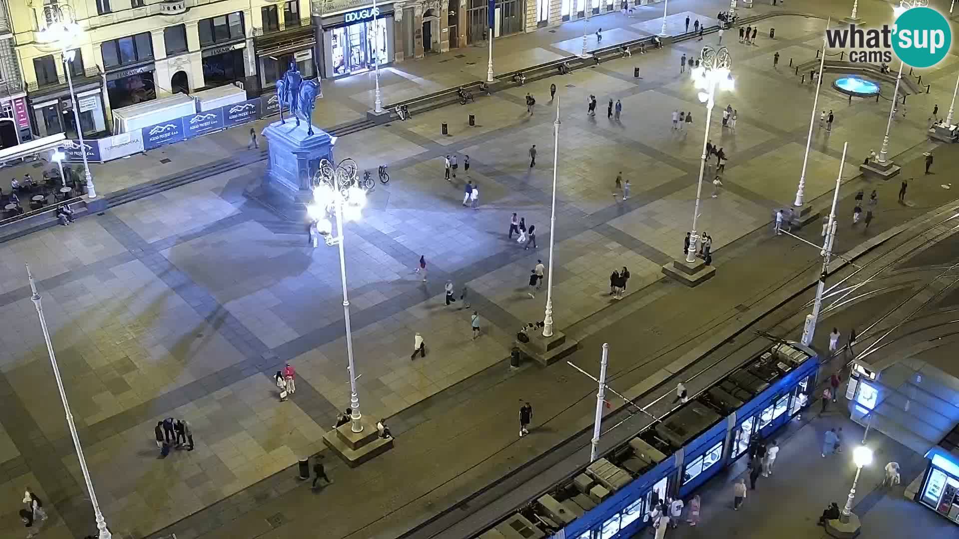Webcam live Zagreb – Piazza Ban Jelačić
