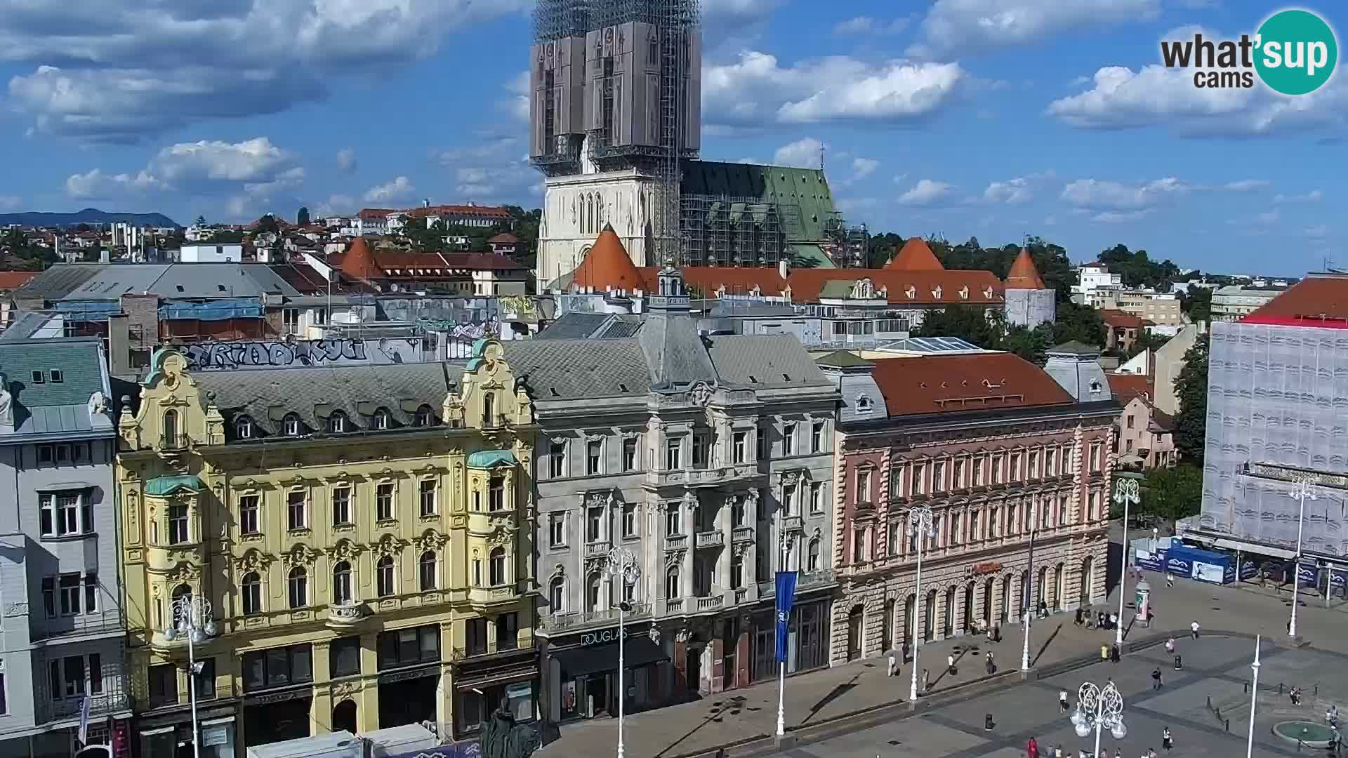 LIVE Webcam Zagreb Hotel Dubrovnik | Ban Jelačić square