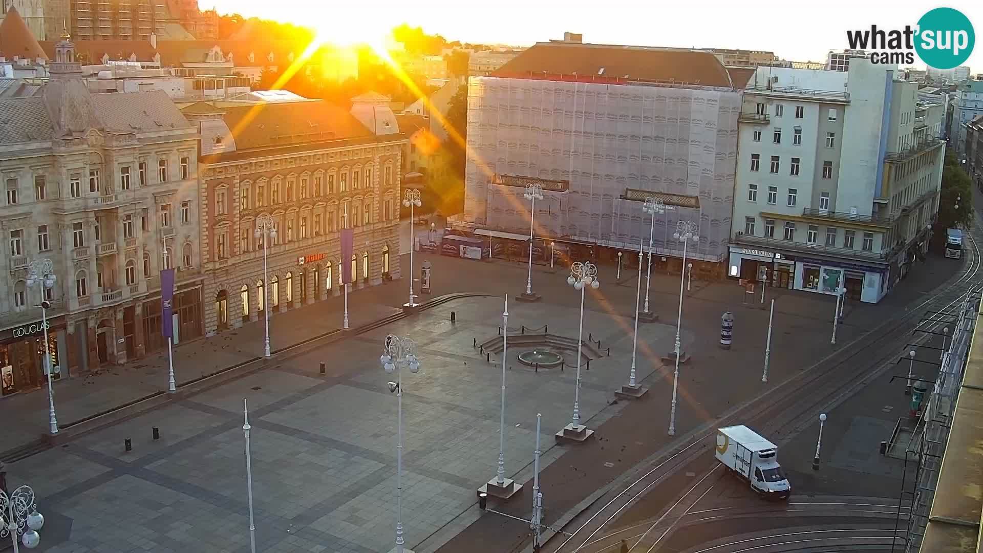 Piazza Ban Jelačić livecam Zagreb – Hotel Dubrovnik