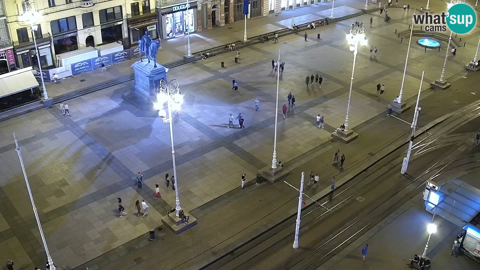 Kamera v živo Zagreb – Trg Bana Jelačića