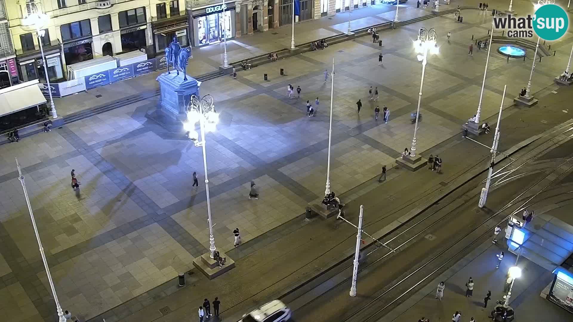 LIVE Webcam Zagreb Hotel Dubrovnik | Ban Jelačić square