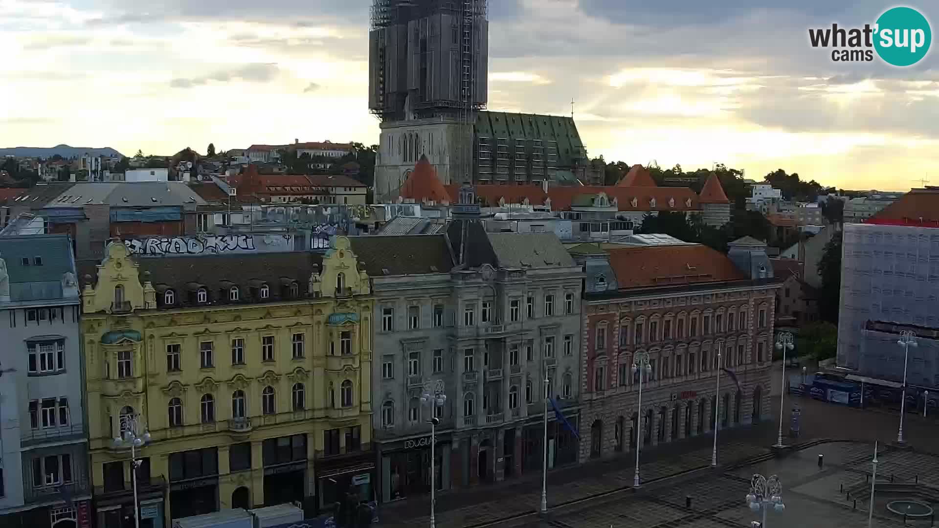 Webcam live Zagreb – Piazza Ban Jelačić