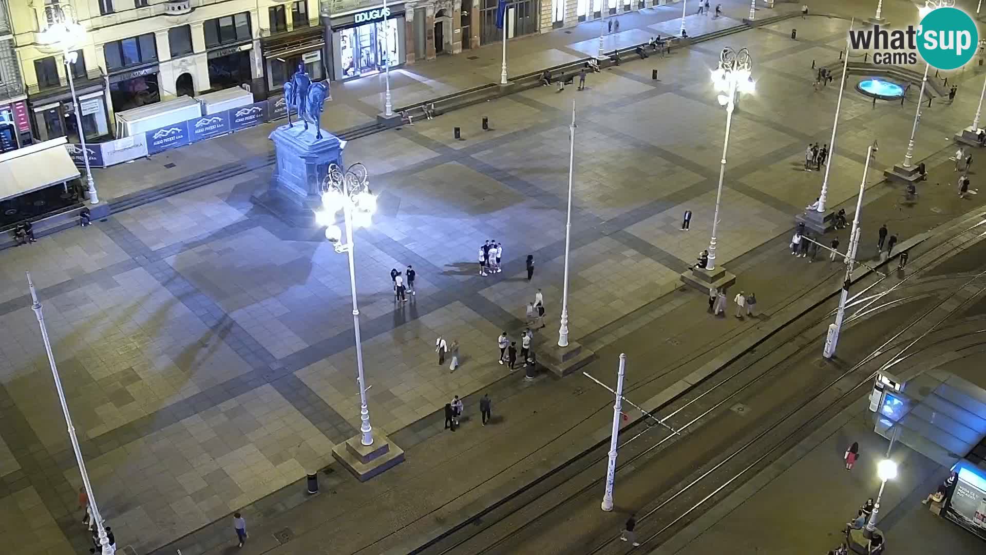 LIVE Webcam Zagreb Hotel Dubrovnik | Ban Jelačić square