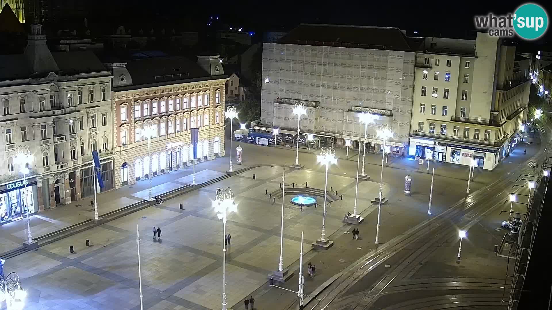 LIVE Webcam Zagreb Hotel Dubrovnik | Ban Jelačić square