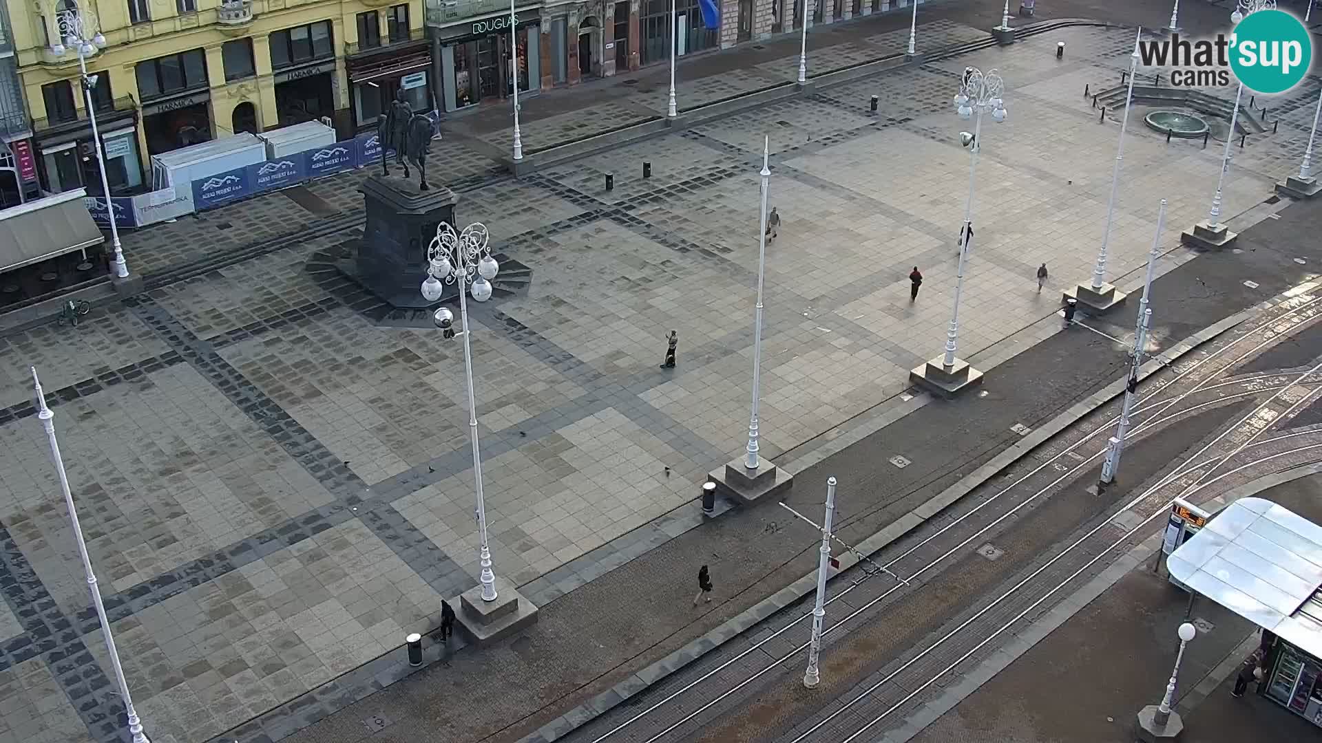 Plaza Ban Jelačić camera en vivo Zagreb – Hotel Dubrovnik