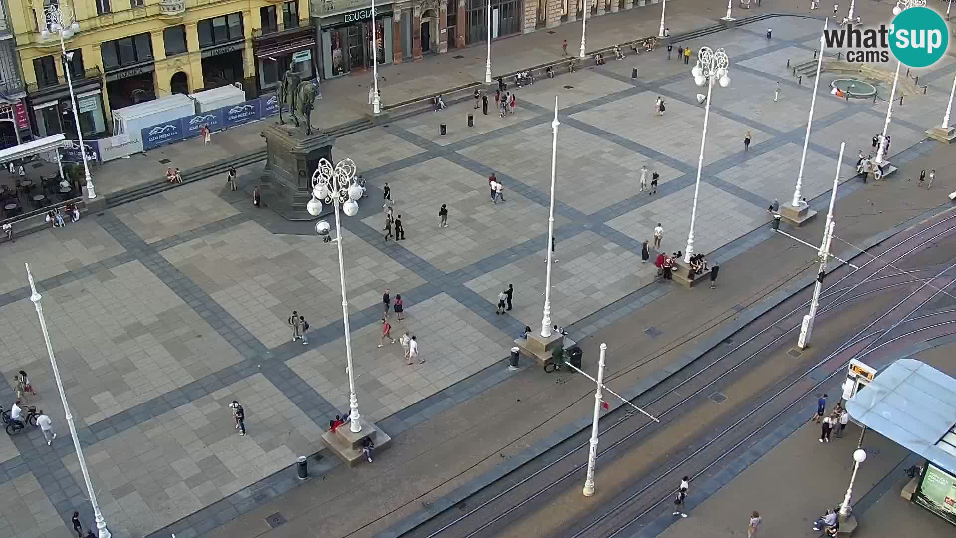 LIVE Webcam Zagreb Hotel Dubrovnik | Ban Jelačić square