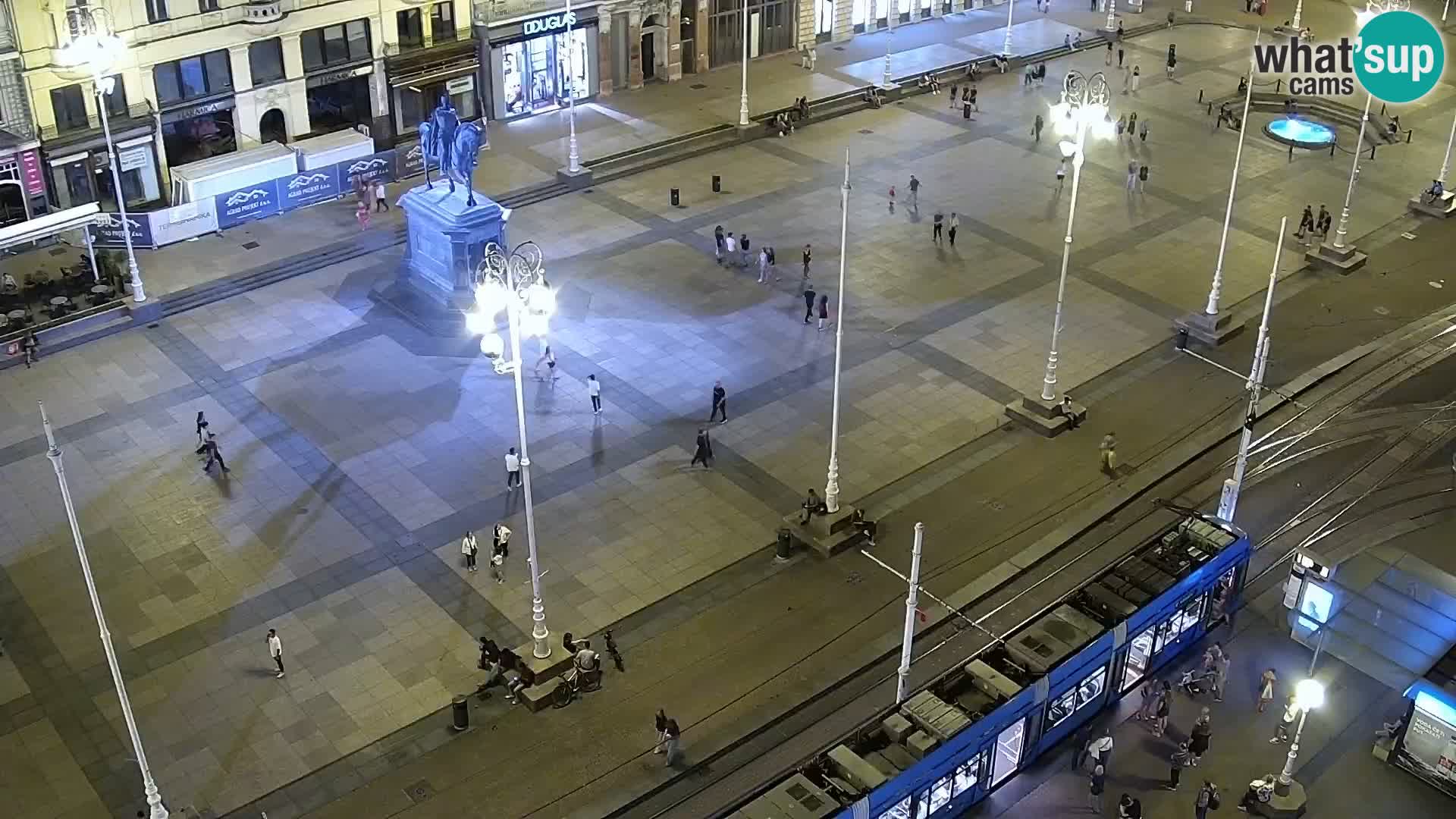 Zagreb – Bana Jelačića square panorama