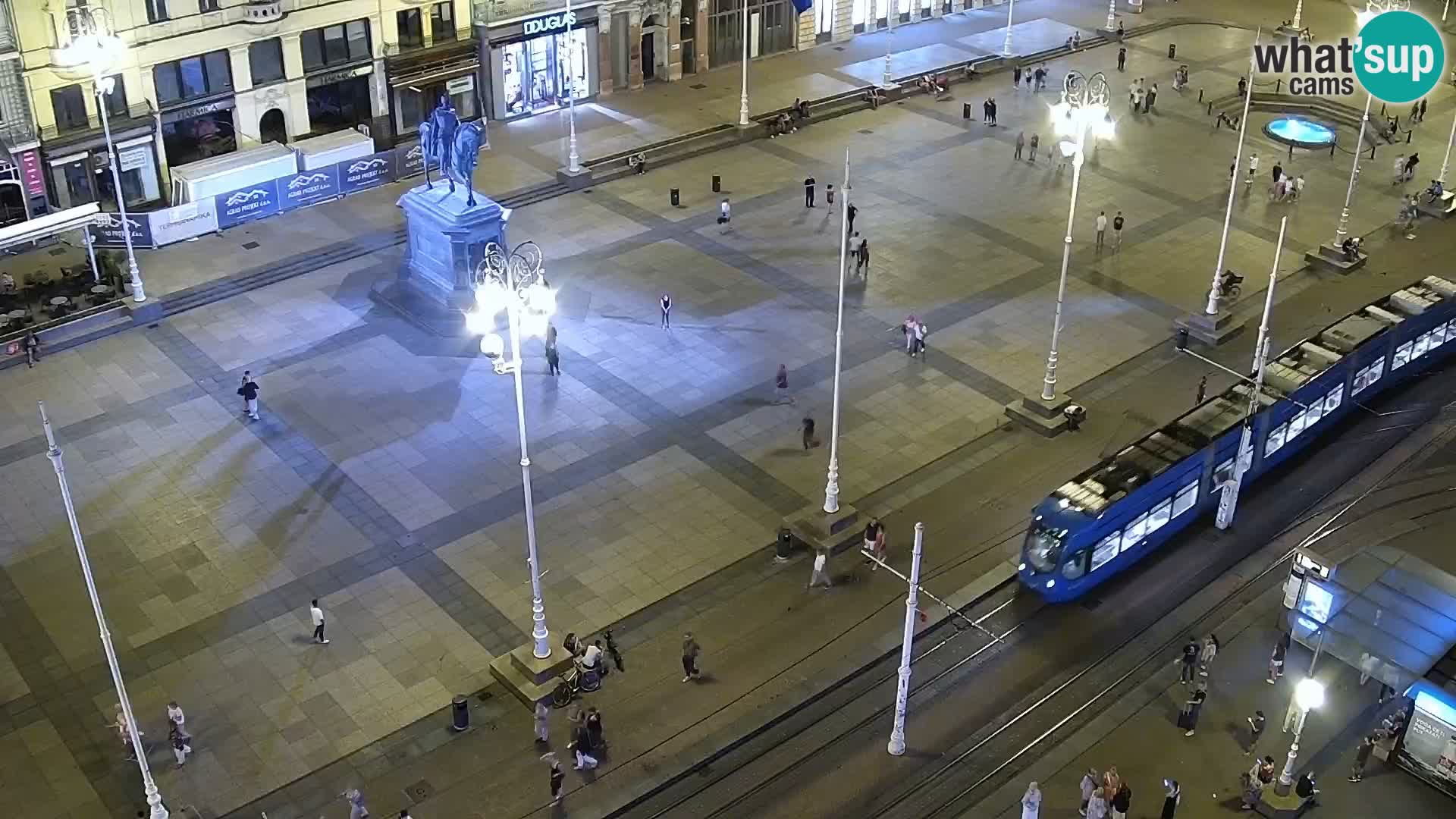 Kamera v živo Zagreb – Trg Bana Jelačića
