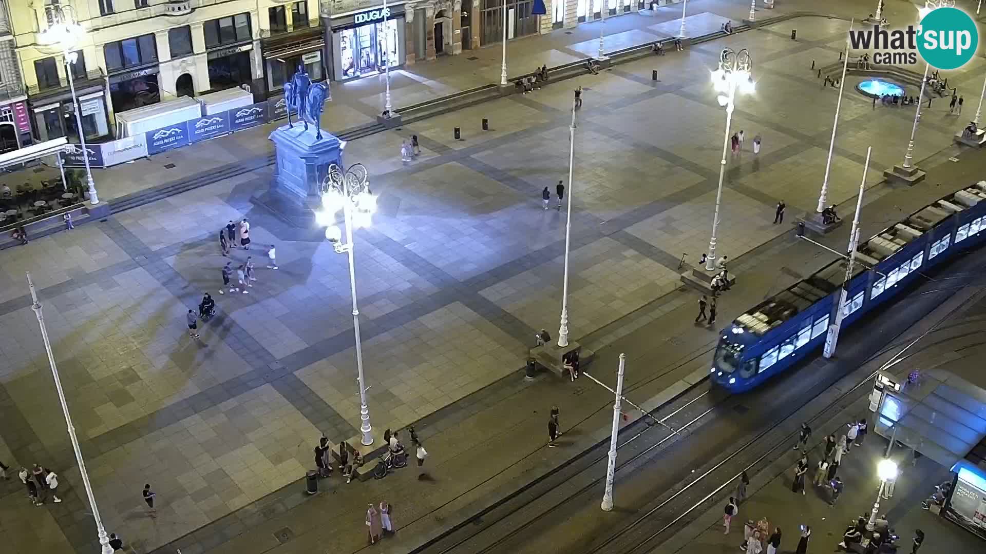 Zagreb – Bana Jelačića square panorama