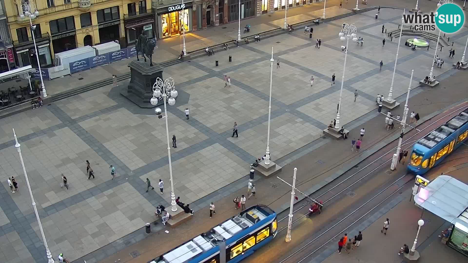 LIVE Webcam Zagreb Hotel Dubrovnik | Ban Jelačić square