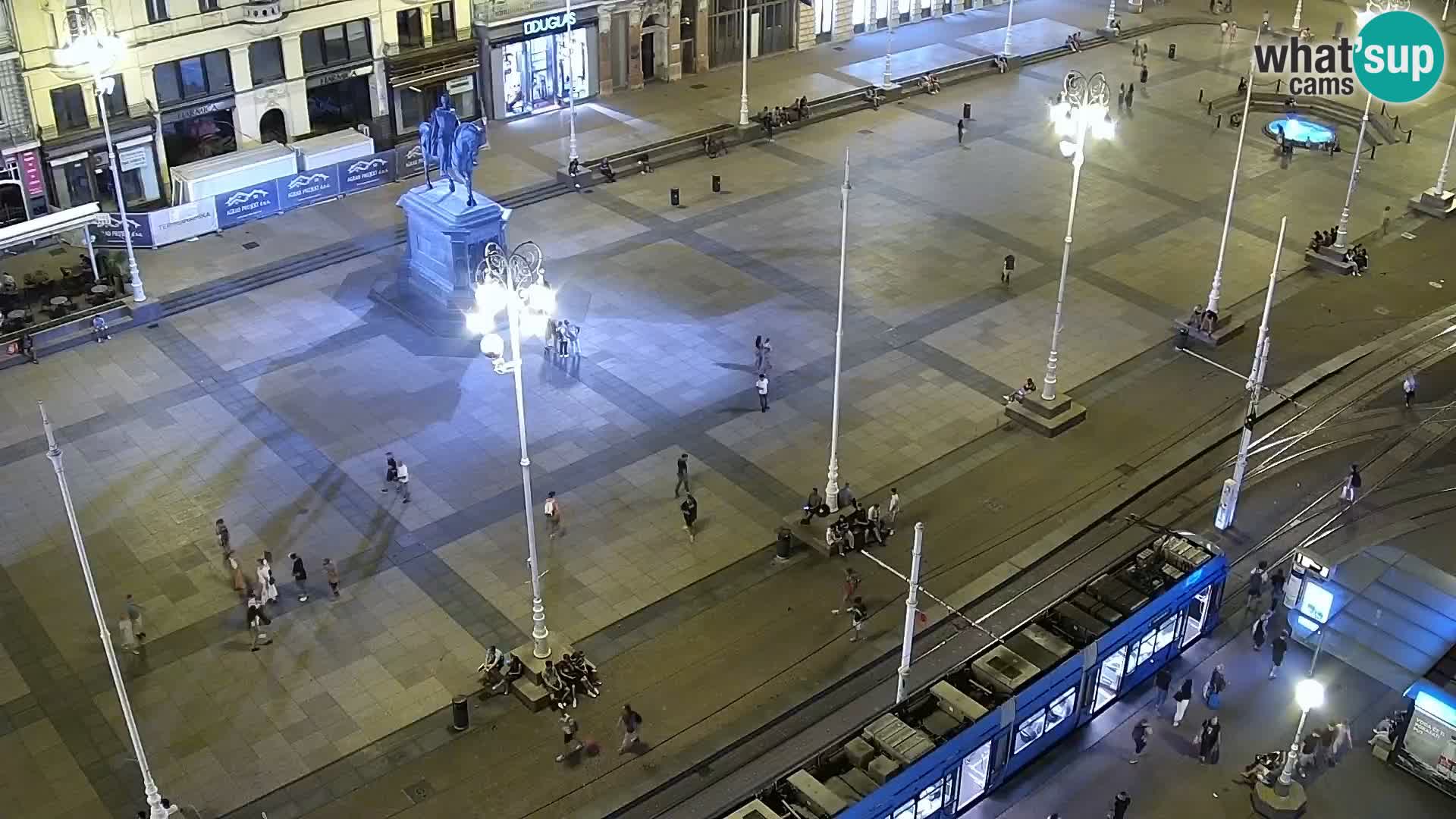 Plaza Ban Jelačić camera en vivo Zagreb – Hotel Dubrovnik