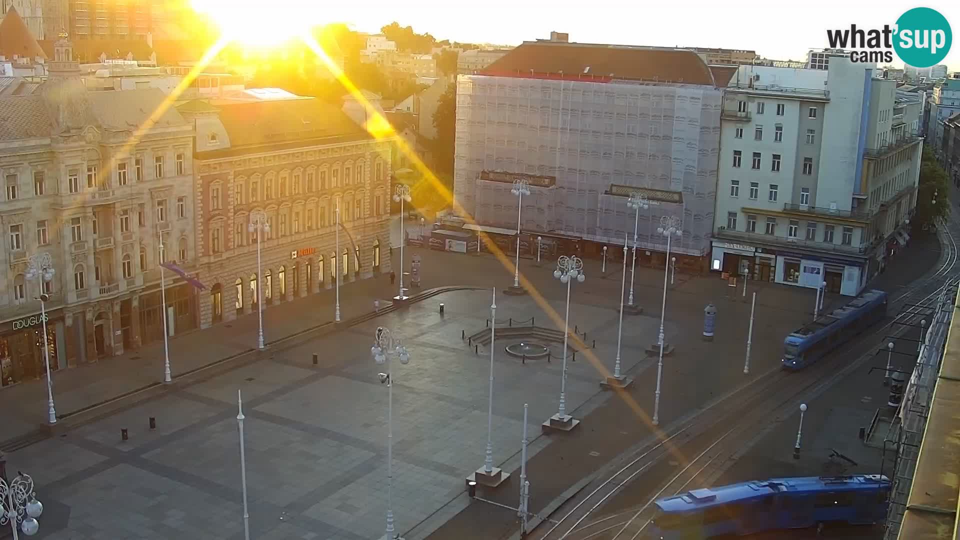 Plaza Ban Jelačić camera en vivo Zagreb – Hotel Dubrovnik