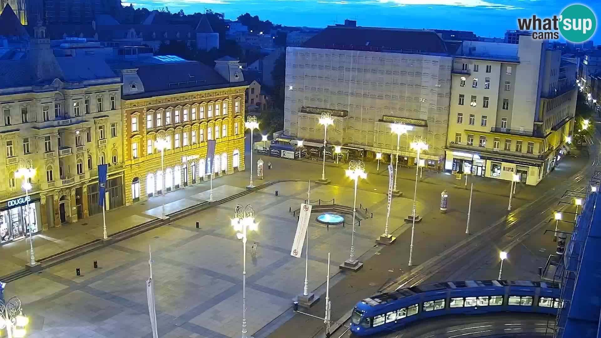 LIVE Webcam Zagreb Hotel Dubrovnik | Ban Jelačić square