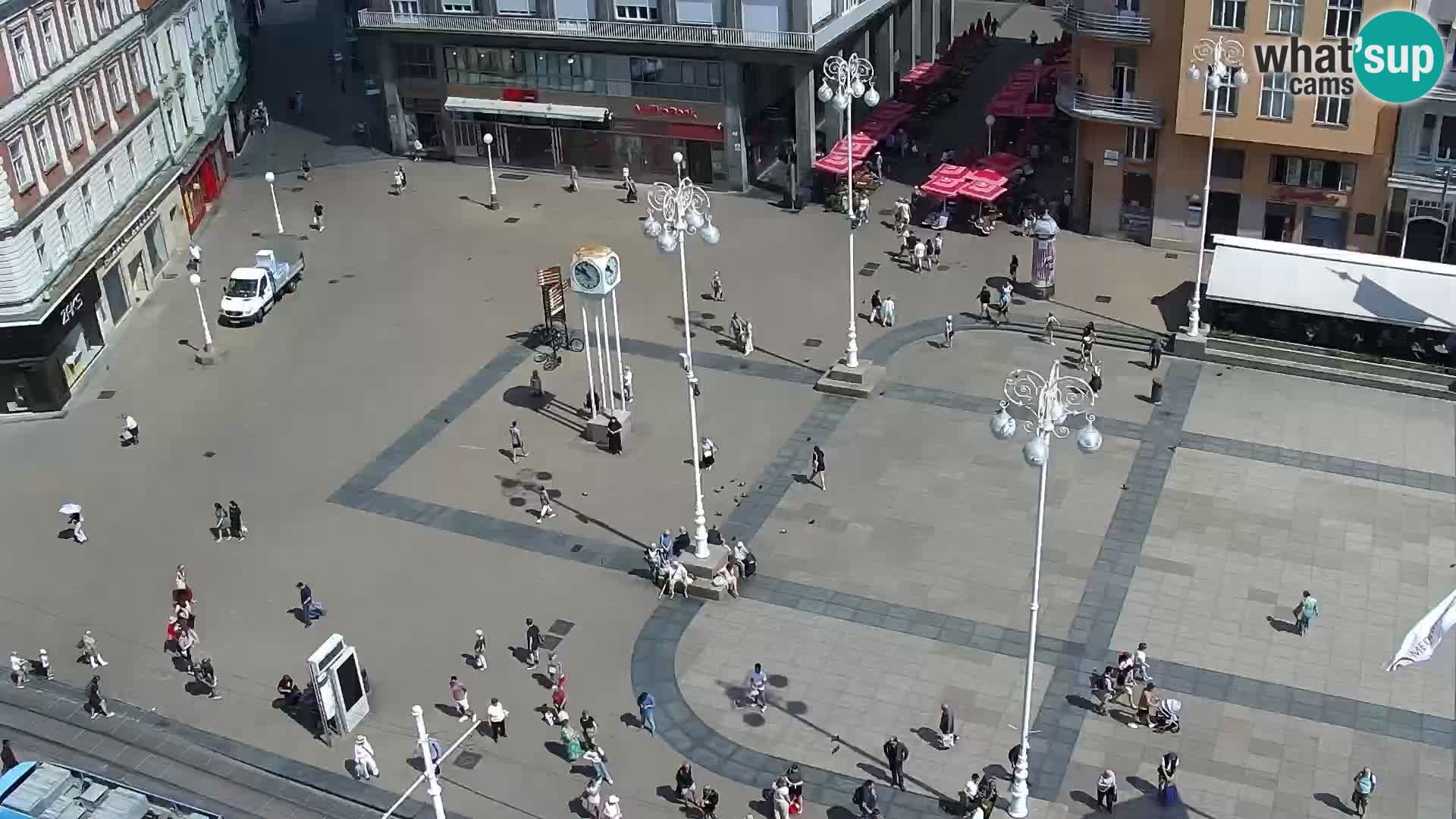 Piazza Ban Jelačić livecam Zagreb – Hotel Dubrovnik