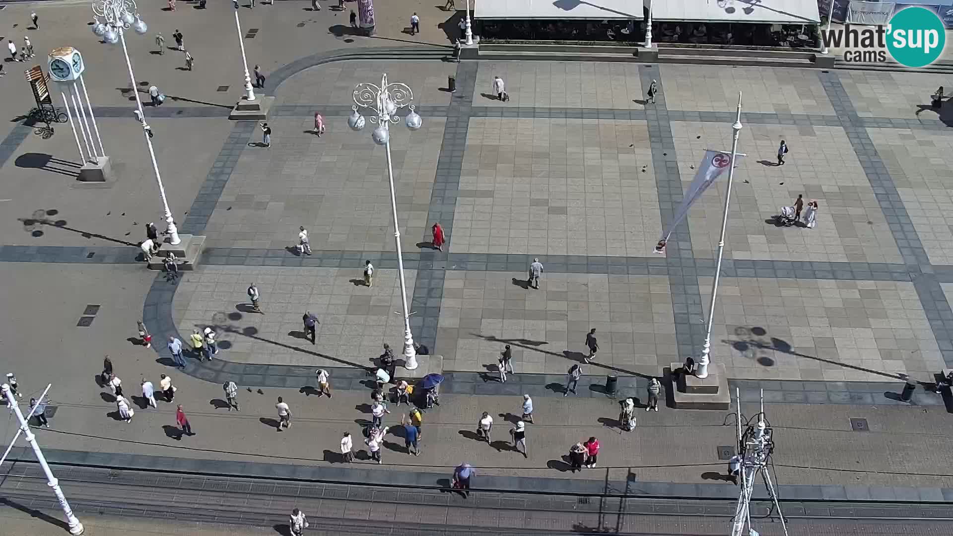 Plaza Ban Jelačić camera en vivo Zagreb – Hotel Dubrovnik