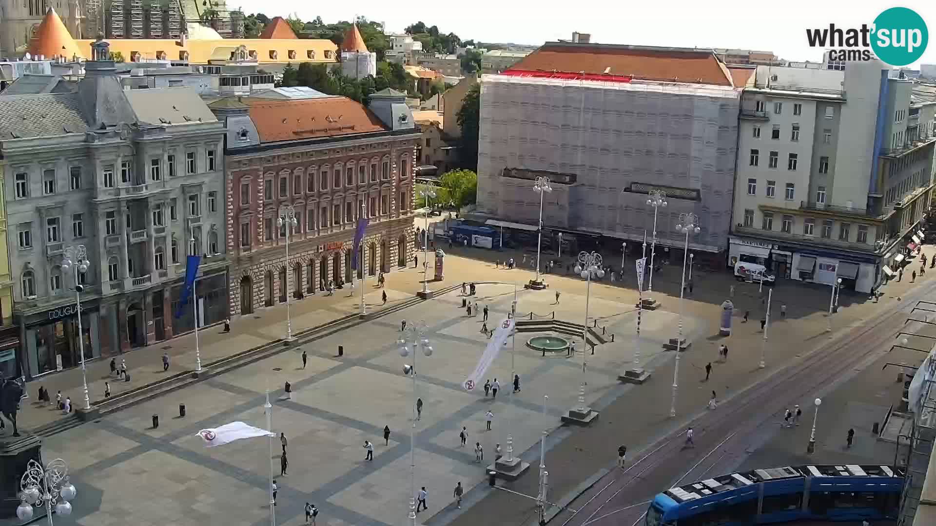 Ban Jelačić Platz  Live webcam Zagreb – Hotel Dubrovnik