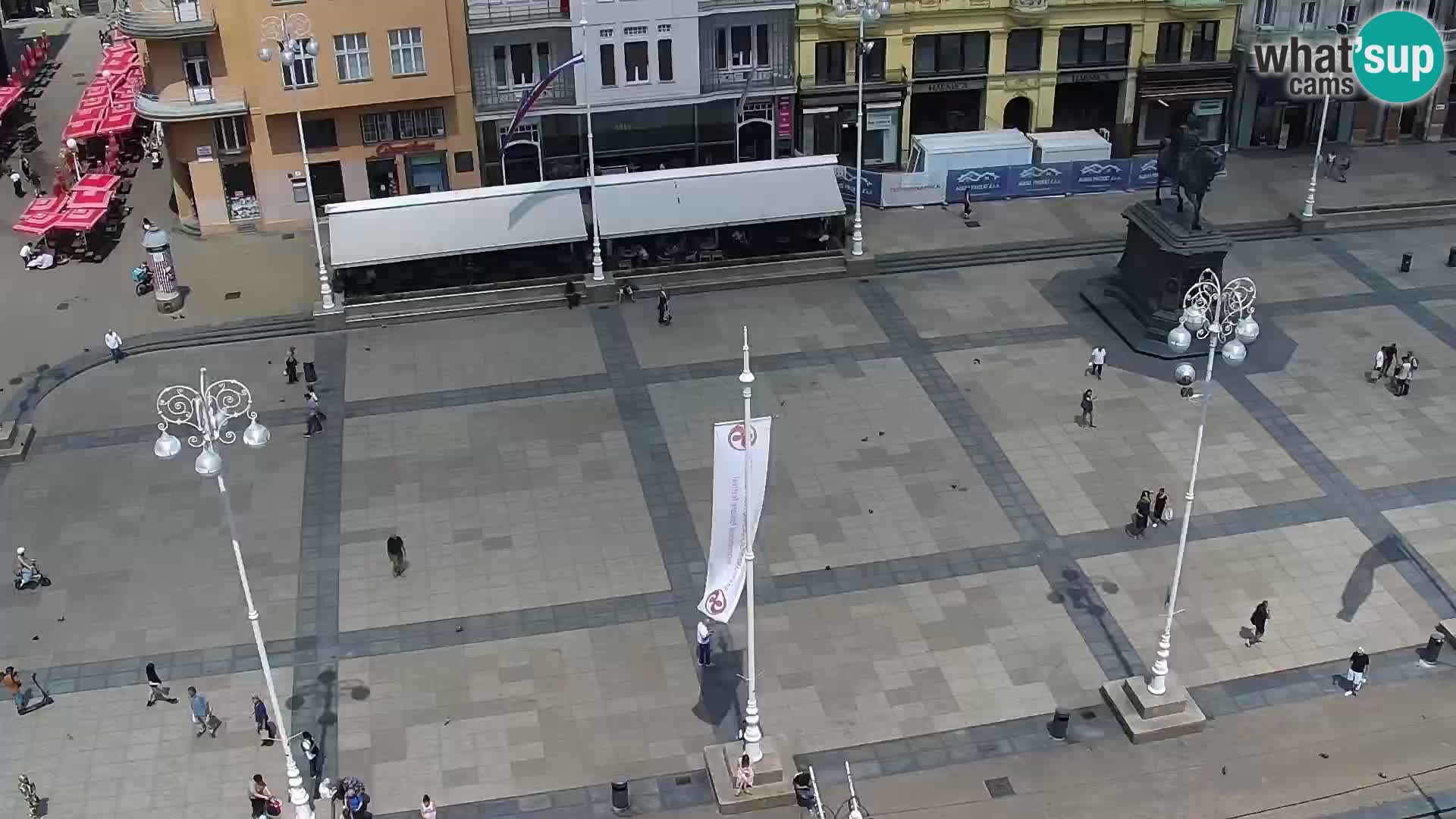 Ban Jelačić live cam Zagreb – Hotel Dubrovnik
