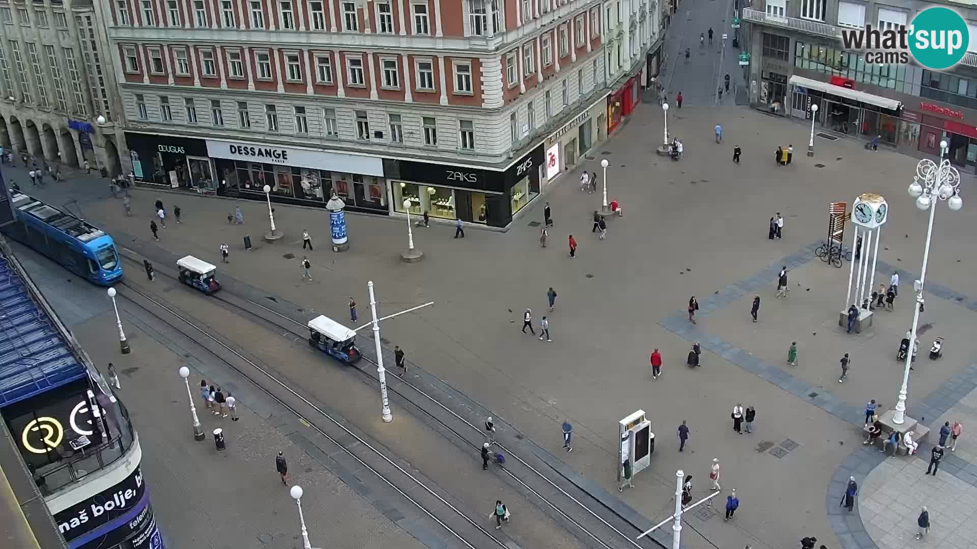Webcam live Zagreb – Ban Jelačić Platz