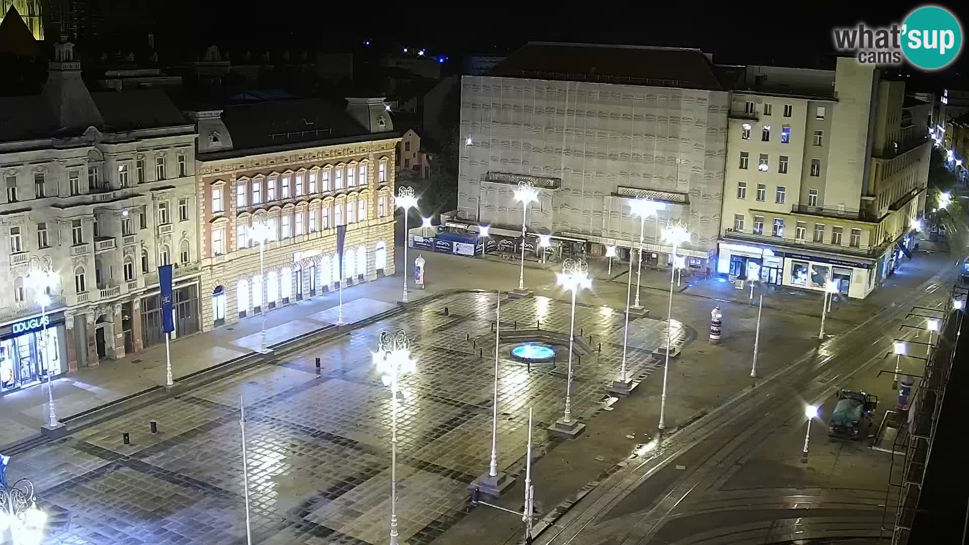 Kamera v živo Zagreb – Trg Bana Jelačića
