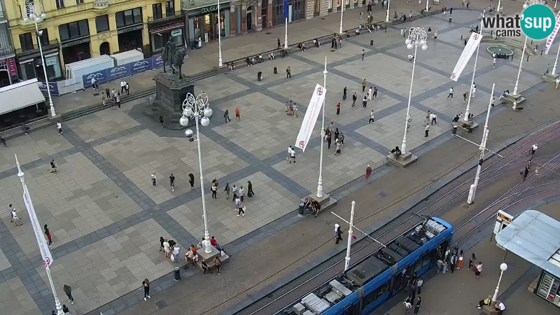 Piazza Ban Jelačić livecam Zagreb – Hotel Dubrovnik