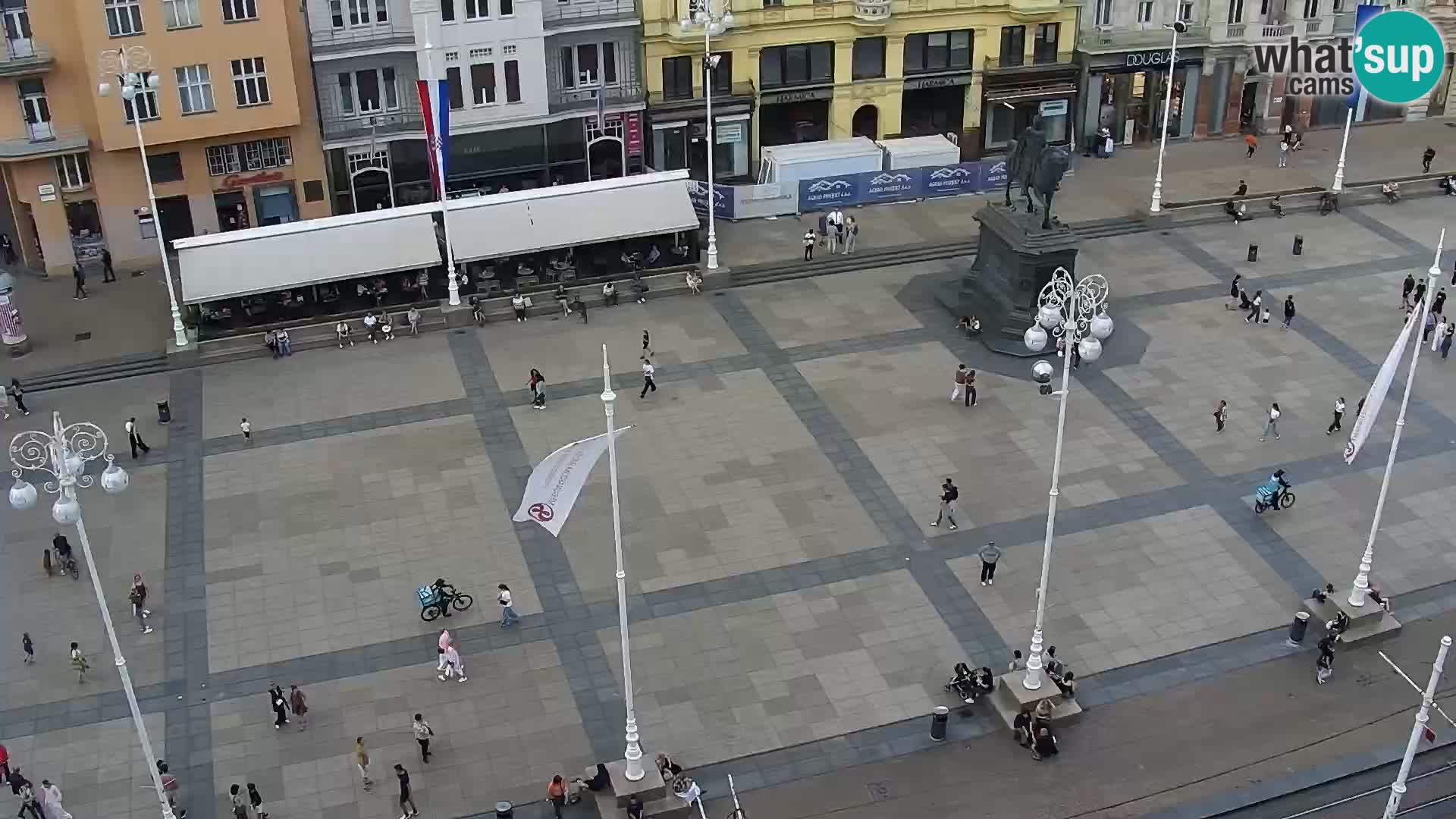 Webcam live Zagreb – Piazza Ban Jelačić