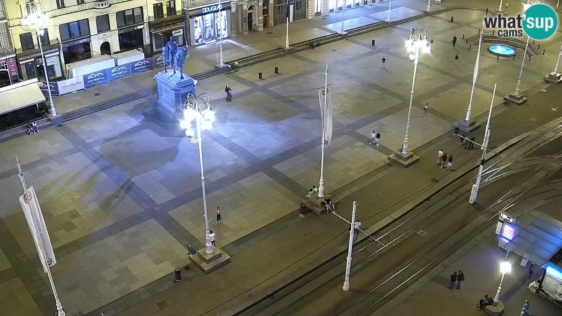 Kamera v živo Zagreb – Trg Bana Jelačića