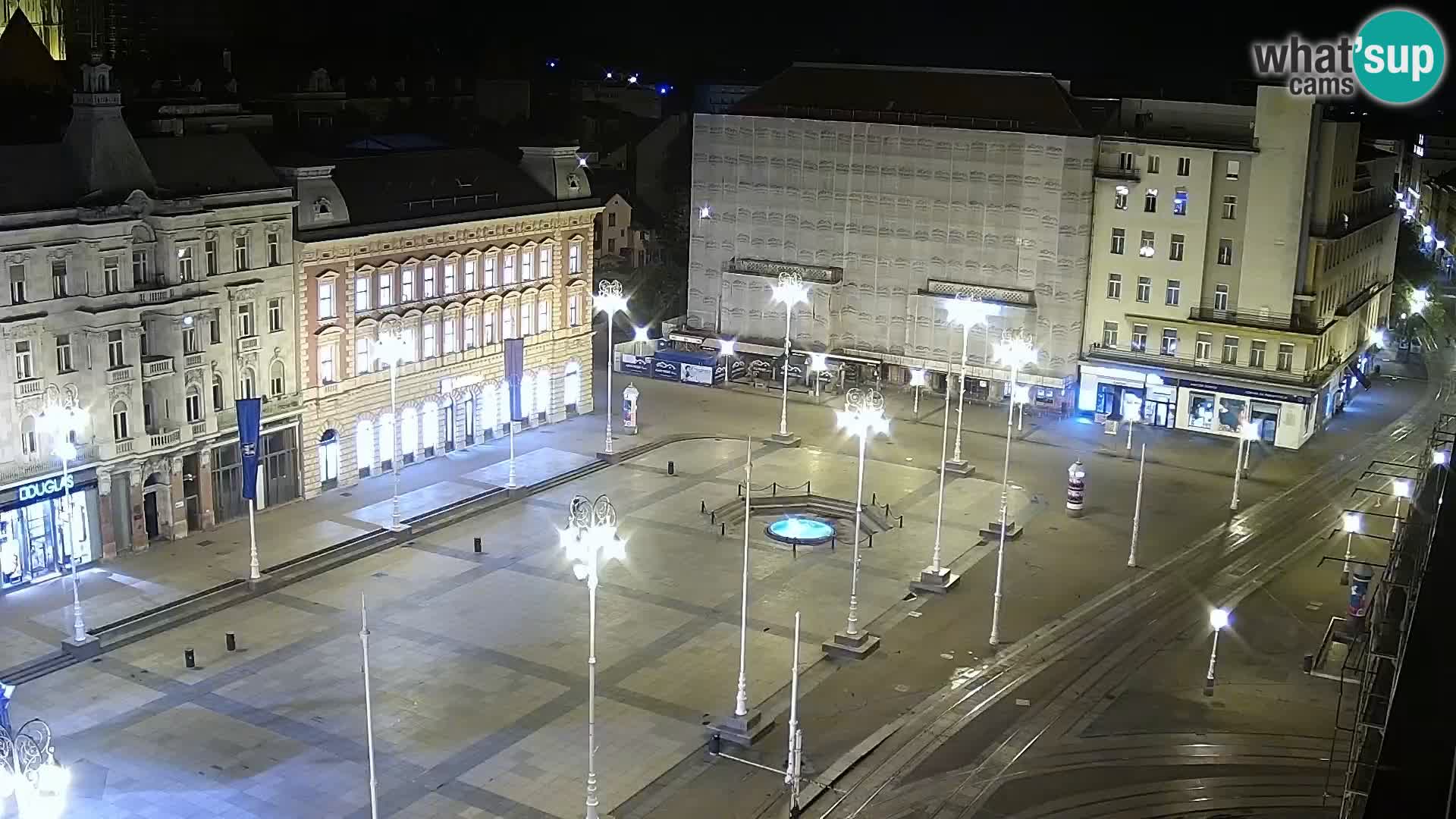 Ban Jelačić Platz  Live webcam Zagreb – Hotel Dubrovnik