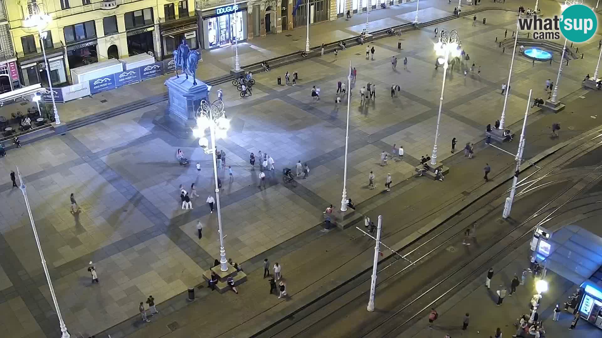 LIVE Webcam Zagreb Hotel Dubrovnik | Ban Jelačić square
